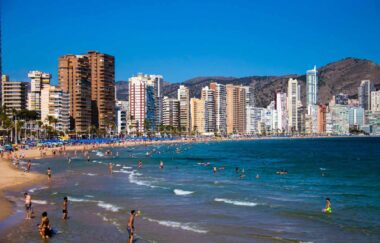 foto de la costa de benidorm